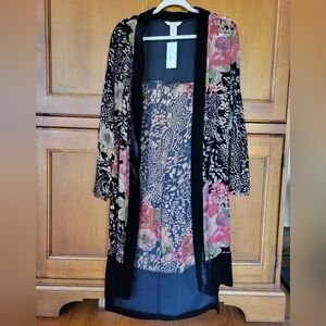 Floral Ophira Velvet kimono burnout duster. New with tags from Sundance.